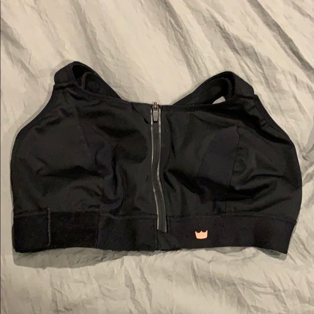SHEFIT 4luxe Black sports bra high impact
